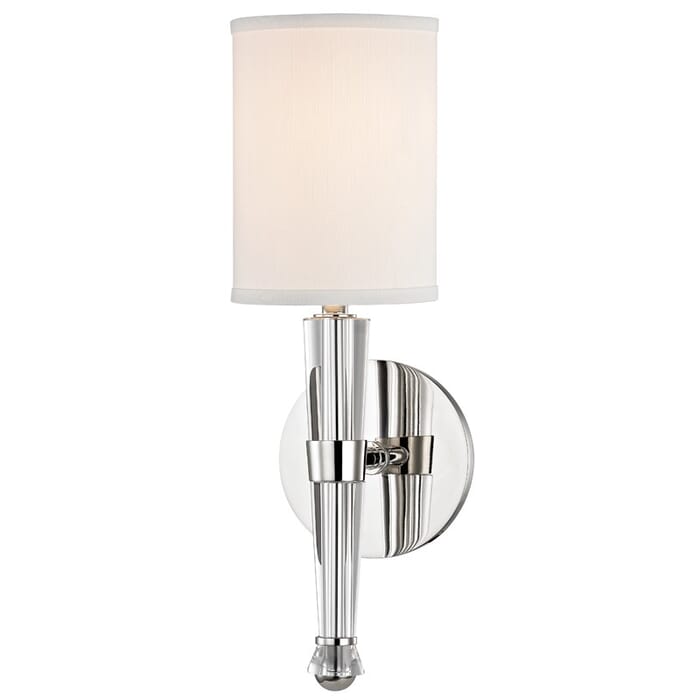 Hudson Valley Volta 15" Wall Sconce in Polished Nickel Hudson Valley Volta 15" Wall Sconce in Polished Nickel