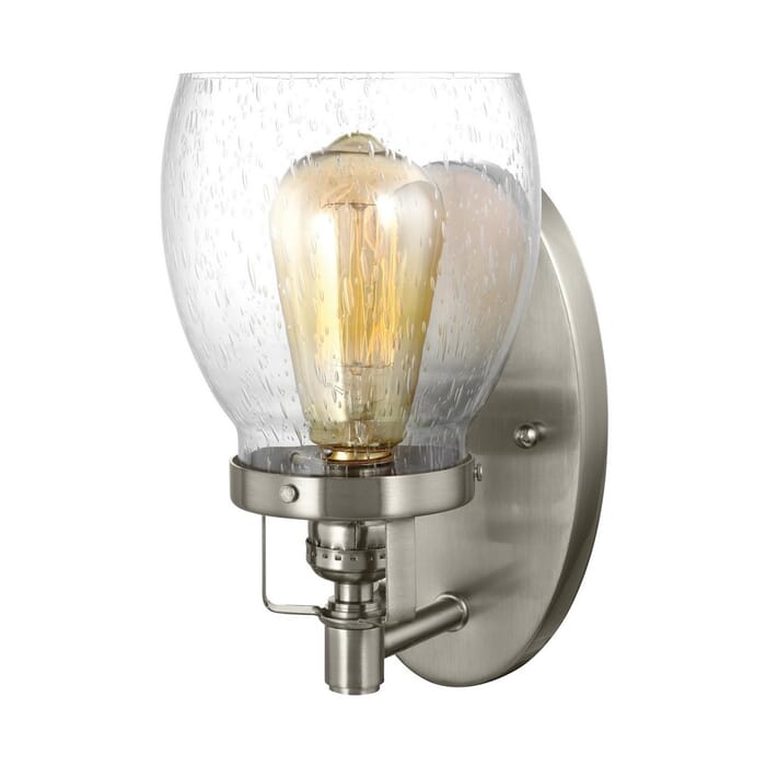 Sea Gull Belton 10" Wall Sconce in Brushed Nickel Sea Gull Belton 10" Wall Sconce in Brushed Nickel