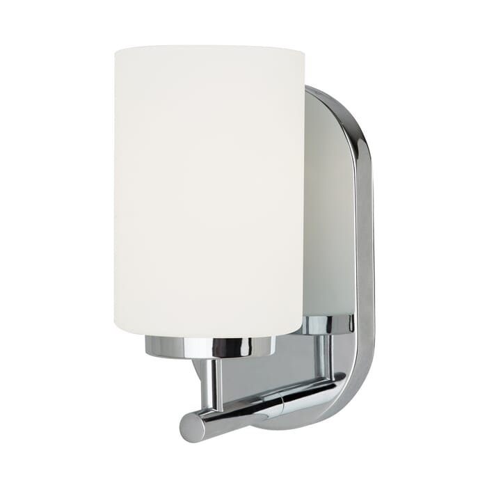 Sea Gull Oslo 5" Bathroom Vanity Light in Chrome Sea Gull Oslo 5" Bathroom Vanity Light in Chrome