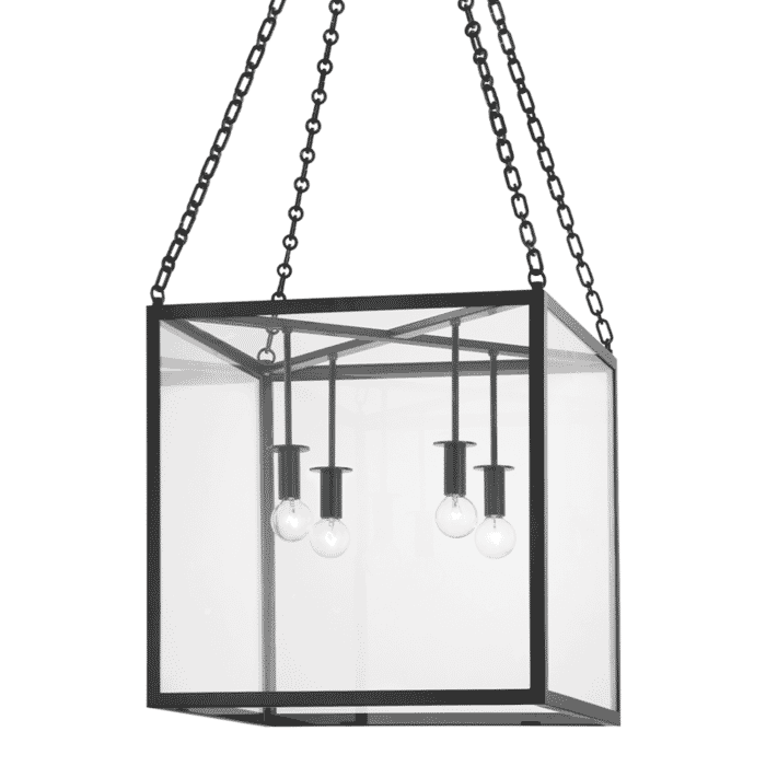 Hudson Valley Catskill 4-Light Pendant Light in Aged Iron Hudson Valley Catskill 4-Light Pendant Light in Aged Iron