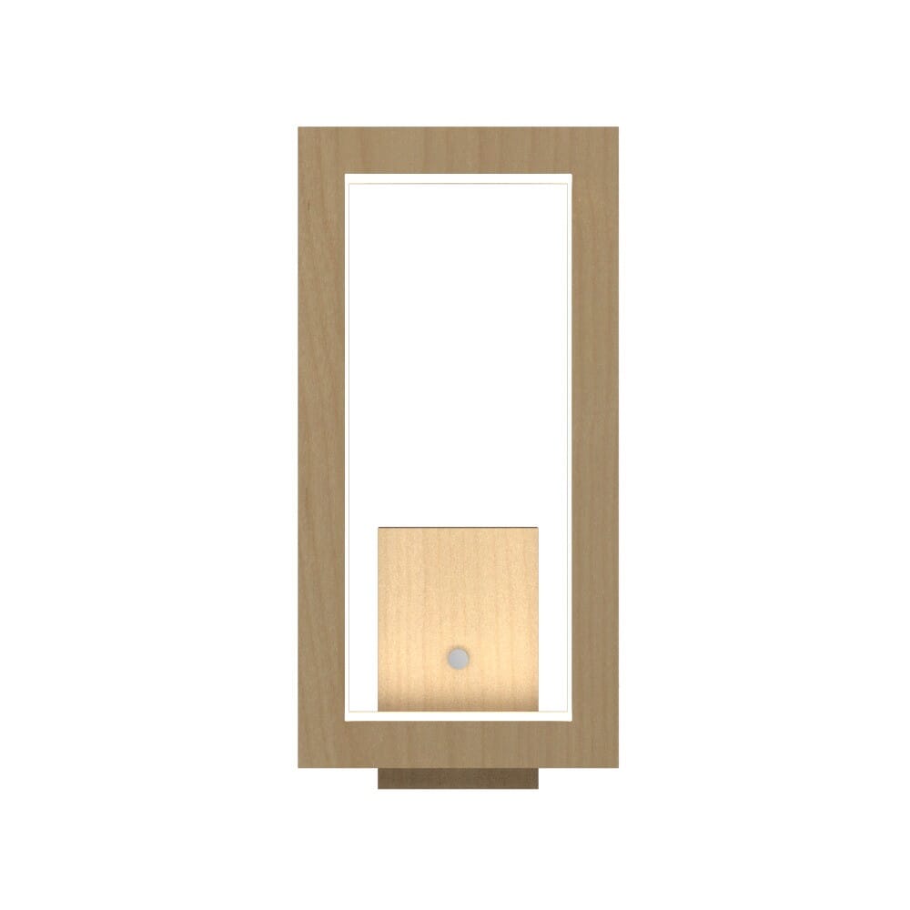 Frame LED Wall Lamp in Maple