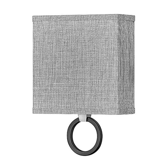 Hinkley Link Heathered Gray Wall Sconce In Brushed Nickel Hinkley Link Heathered Gray Wall Sconce In Brushed Nickel