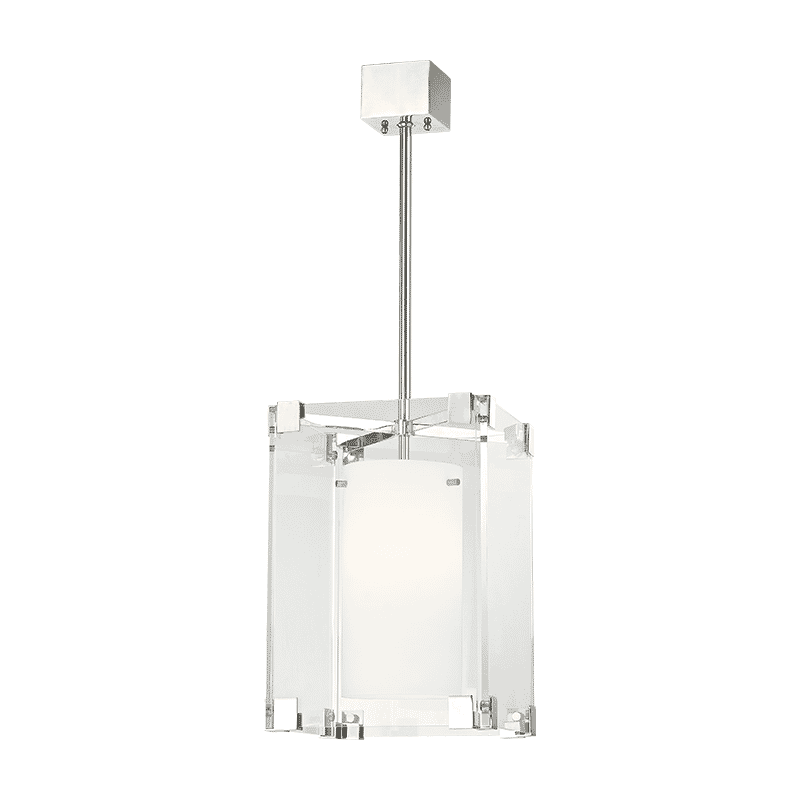 Achilles 19" Mini Pendant in Polished Nickel