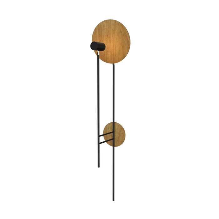 Dot 1-Light Wall Lamp in Louro Freijo Dot 1-Light Wall Lamp in Louro Freijo