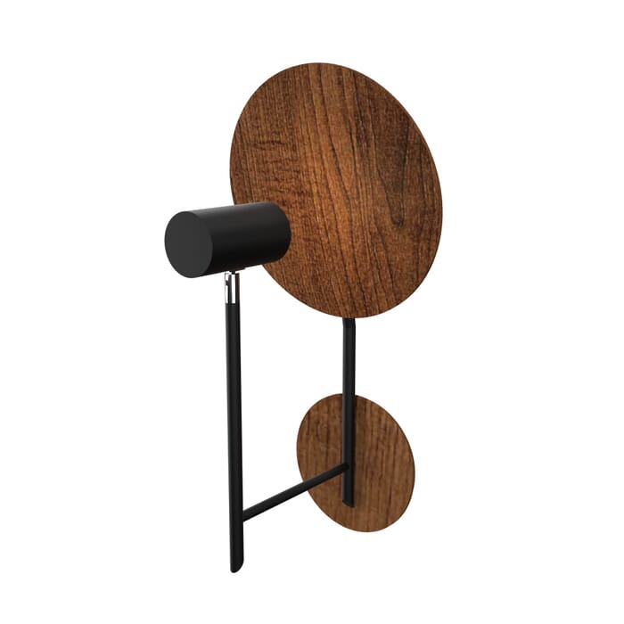 Dot 1-Light Wall Lamp in Imbuia Dot 1-Light Wall Lamp in Imbuia