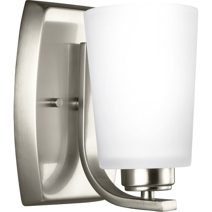 Sea Gull Franport 8" Wall Sconce in Brushed Nickel Sea Gull Franport 8" Wall Sconce in Brushed Nickel