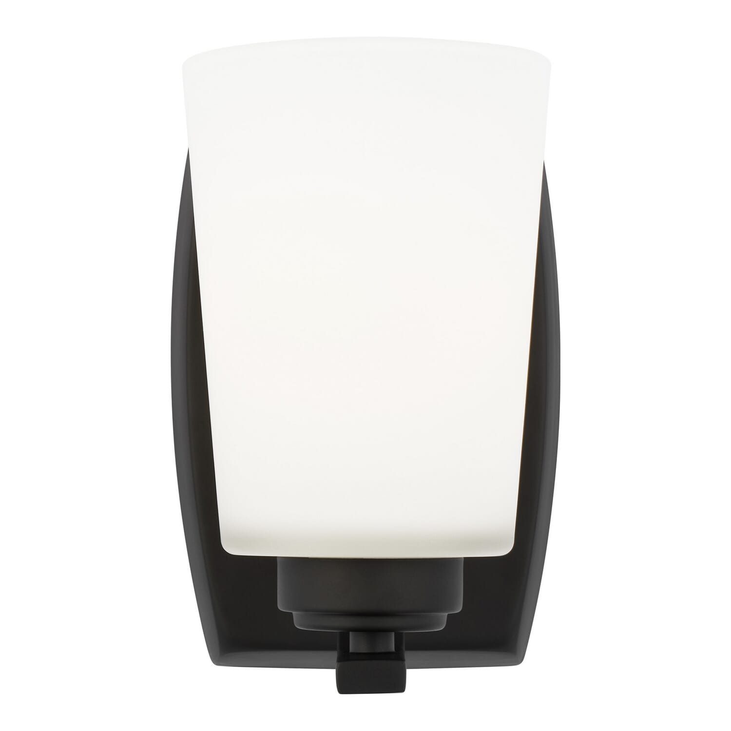 Franport 1-Light Bathroom Vanity Light Sconce in Midnight Black