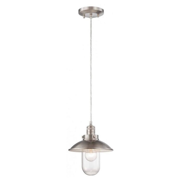 Minka Lavery Downtown Edison Pendant Light in Brushed Nickel Minka Lavery Downtown Edison Pendant Light in Brushed Nickel