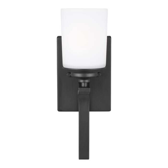 Sea Gull Kemal Bathroom Vanity Light in Midnight Black Sea Gull Kemal Bathroom Vanity Light in Midnight Black