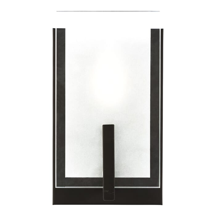 Sea Gull Syll Bathroom Vanity Light in Midnight Black Sea Gull Syll Bathroom Vanity Light in Midnight Black