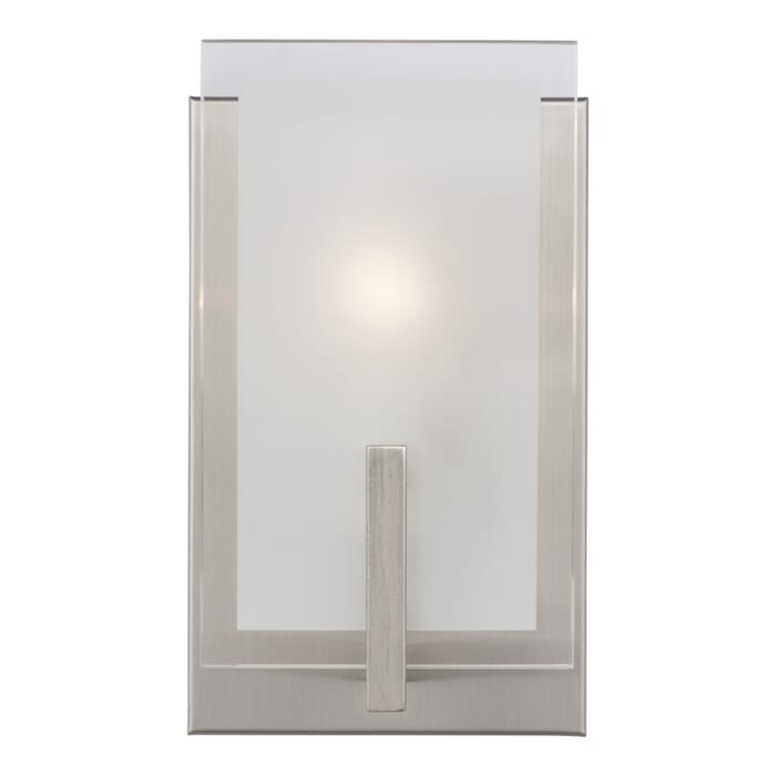 Sea Gull Syll Bathroom Vanity Light in Brushed Nickel Sea Gull Syll Bathroom Vanity Light in Brushed Nickel