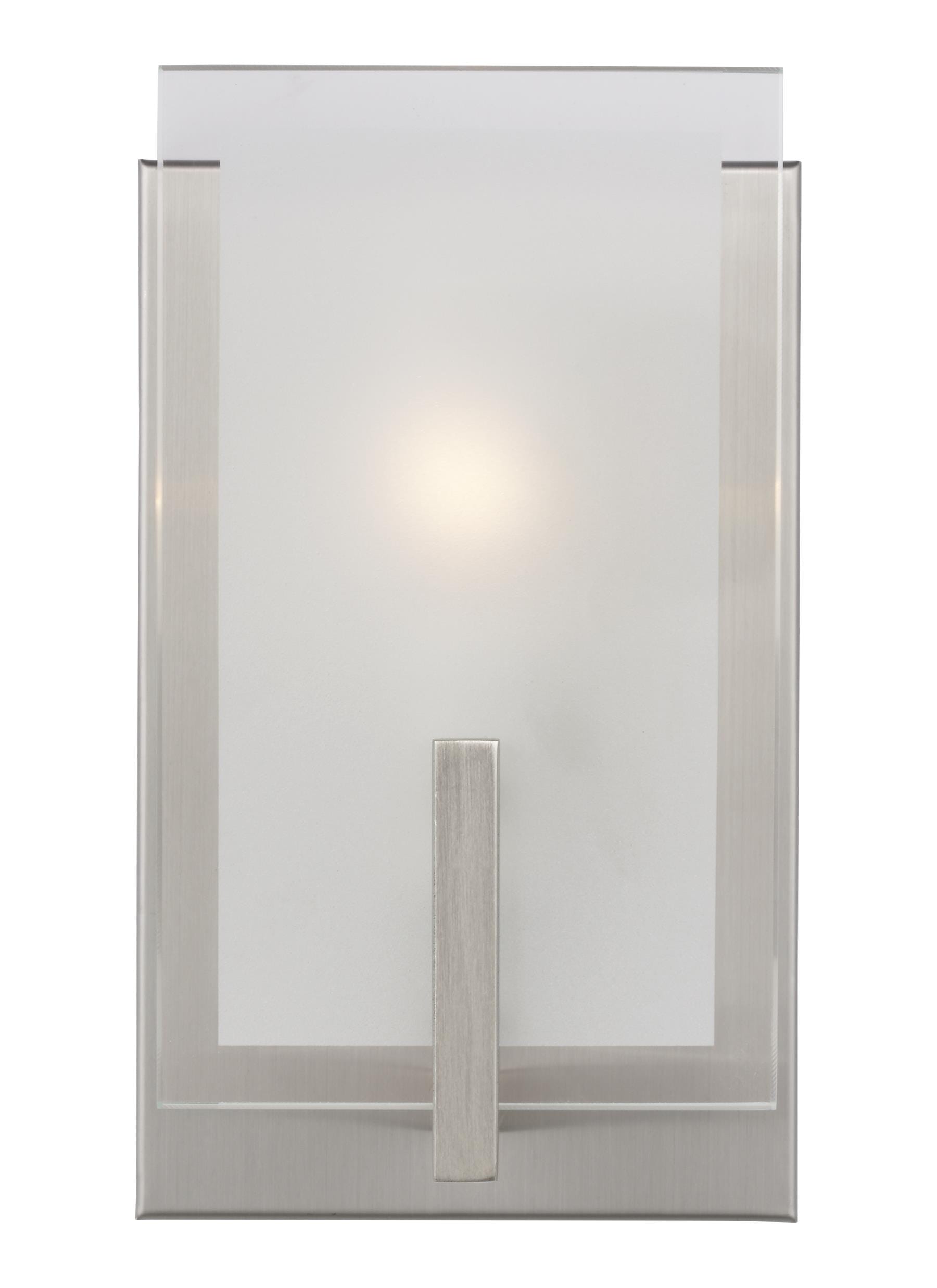 Sea Gull Syll Bathroom Vanity Light in Brushed Nickel