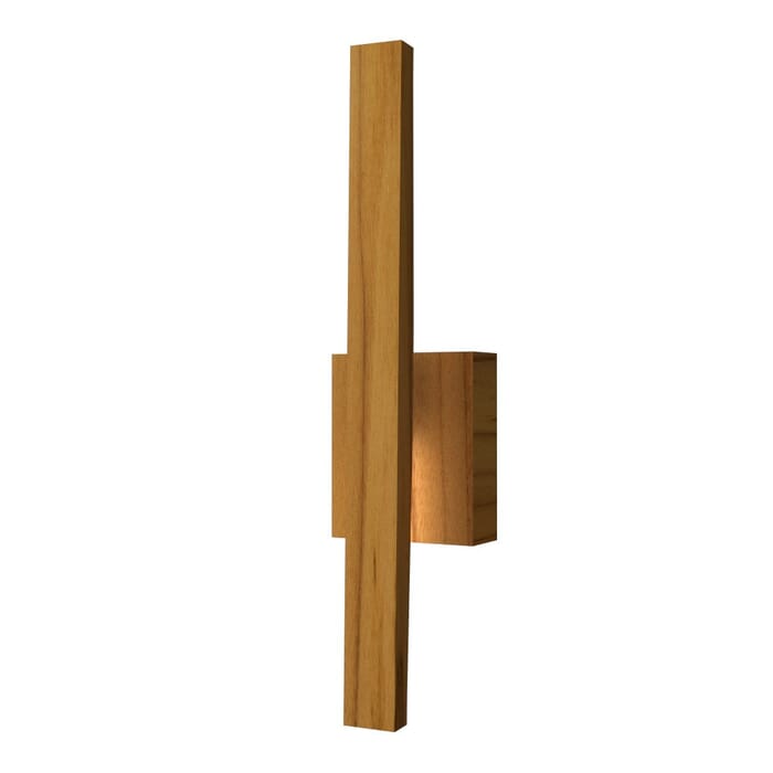 Clean LED Wall Lamp in Teak Clean LED Wall Lamp in Teak