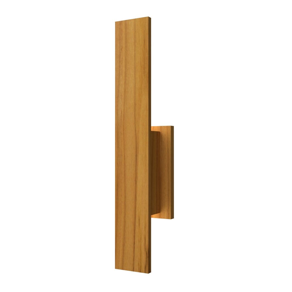 Clean LED Wall Lamp in Teak