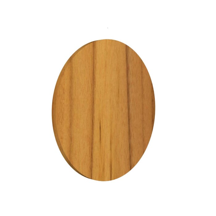 Clean LED Wall Lamp in Teak Clean LED Wall Lamp in Teak