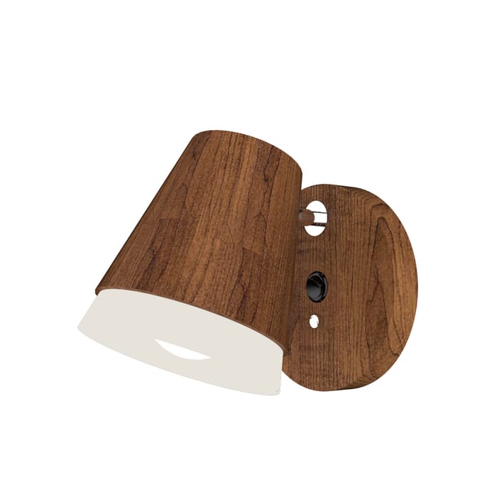 Conic 1-Light Wall Lamp in Imbuia Conic 1-Light Wall Lamp in Imbuia