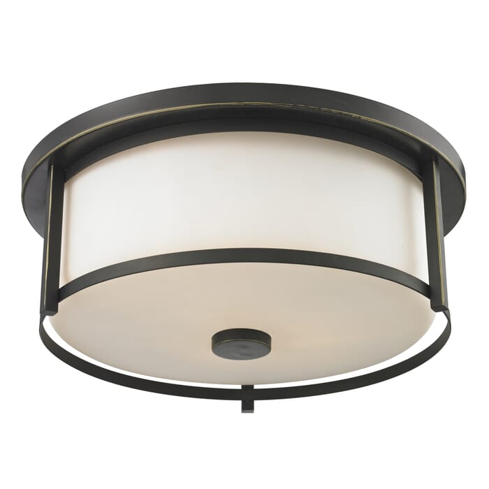 Z-Lite Savannah 3-Light Flush Mount Ceiling Light In Olde Bronze Z-Lite Savannah 3-Light Flush Mount Ceiling Light In Olde Bronze