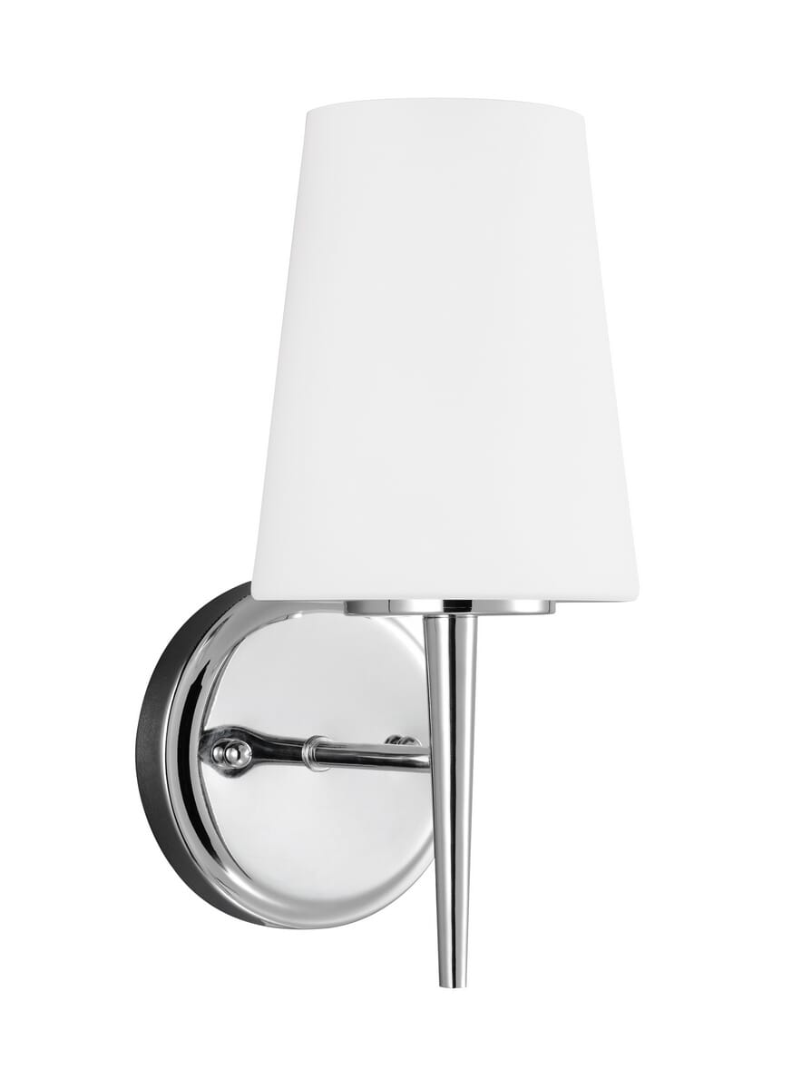 Chrome bath deals sconce