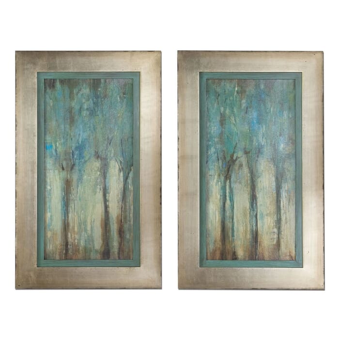 Uttermost Set of 2 Whispering Wind Framed Art Uttermost Set of 2 Whispering Wind Framed Art
