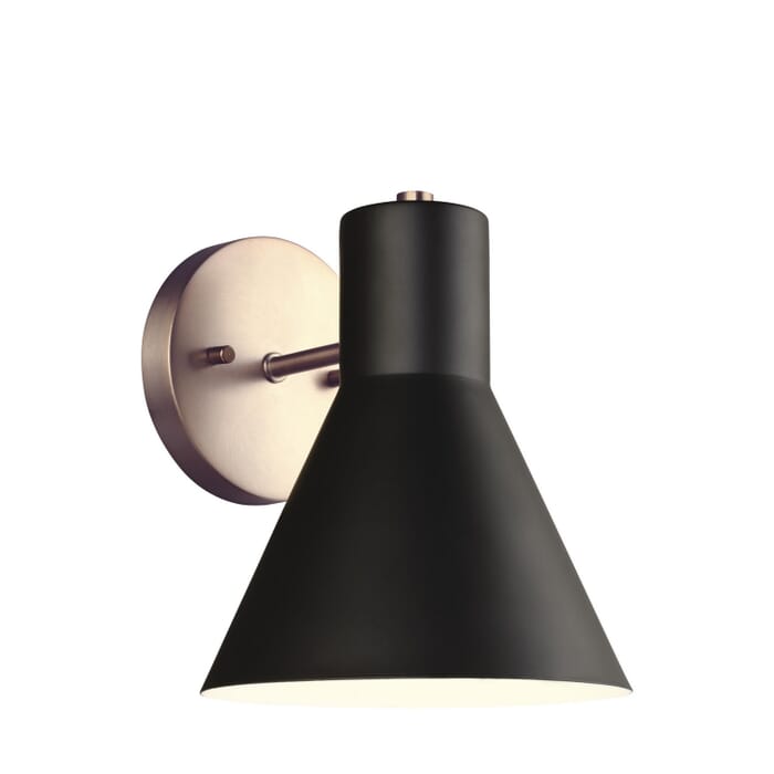 Towner 1-Light Bathroom Vanity Light Sconce in Satin Brass Towner 1-Light Bathroom Vanity Light Sconce in Satin Brass