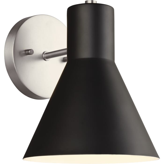 Sea Gull Towner 8" Wall Sconce in Brushed Nickel Sea Gull Towner 8" Wall Sconce in Brushed Nickel