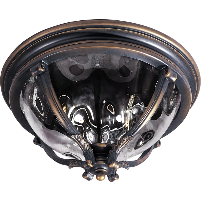 Maxim Lighting Camden VX 3-Lt 8.5" Outdoor Ceiling Mt, Bronze Maxim Lighting Camden VX 3-Lt 8.5" Outdoor Ceiling Mt, Bronze