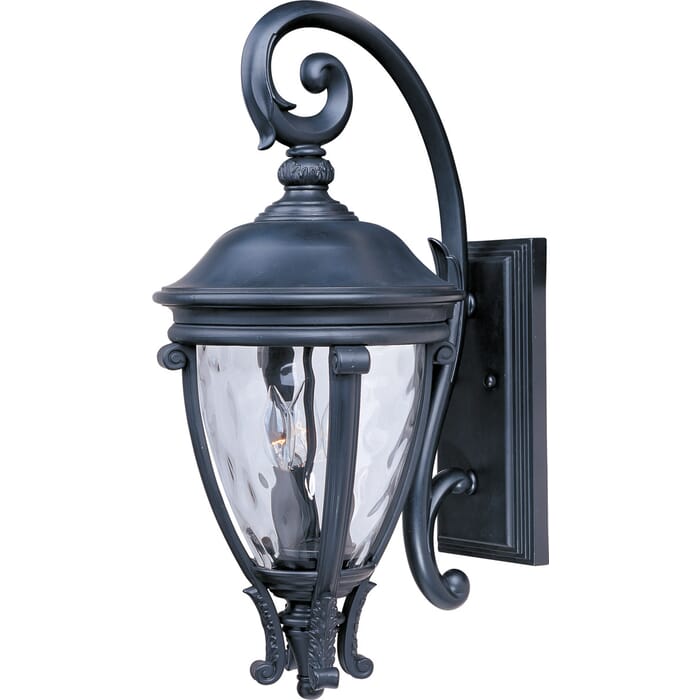 Maxim Camden VX Outdoor Wall Lantern in Black Maxim Camden VX Outdoor Wall Lantern in Black