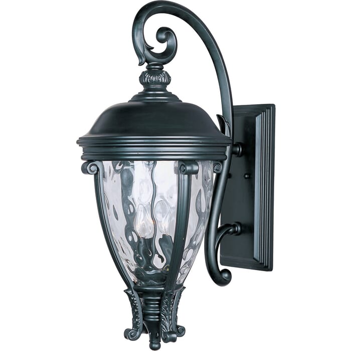 Maxim Lighting Camden VX 3-Lt 29" Outdoor Wall Lt. in Black Maxim Lighting Camden VX 3-Lt 29" Outdoor Wall Lt. in Black