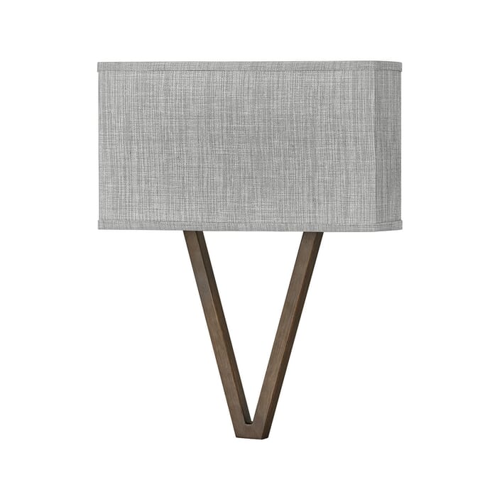Hinkley Vector LED 19" Wall Sconce in Walnut Hinkley Vector LED 19" Wall Sconce in Walnut