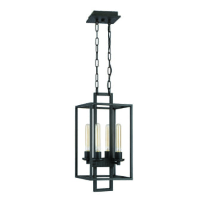 Craftmade Cubic 4-Light 11" Foyer Light in Aged Bronze Brushed Craftmade Cubic 4-Light 11" Foyer Light in Aged Bronze Brushed