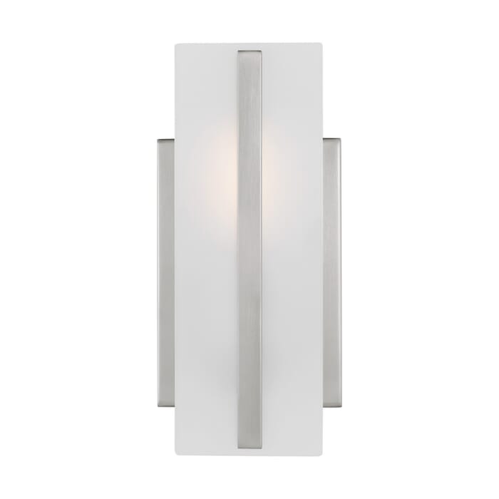 Dex 1-Light LED Bathroom Vanity Light in Brushed Nickel Dex 1-Light LED Bathroom Vanity Light in Brushed Nickel