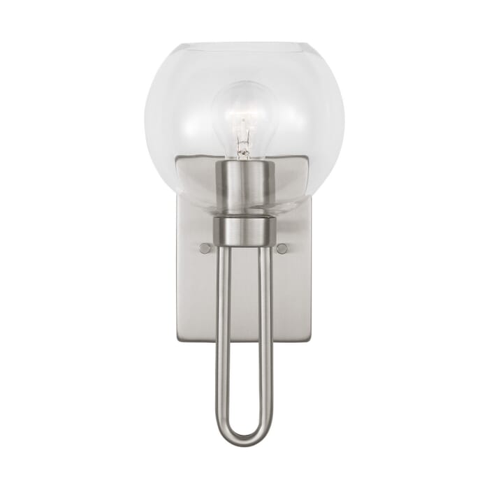 Codyn 1-Light Bathroom Vanity Light in Brushed Nickel Codyn 1-Light Bathroom Vanity Light in Brushed Nickel