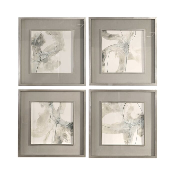Uttermost Divination Abstract Art, Set Of 4 Uttermost Divination Abstract Art, Set Of 4