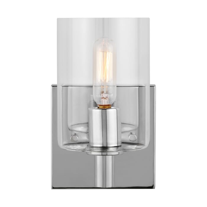 Fullton 1-Light Bathroom Vanity Light in Chrome Fullton 1-Light Bathroom Vanity Light in Chrome