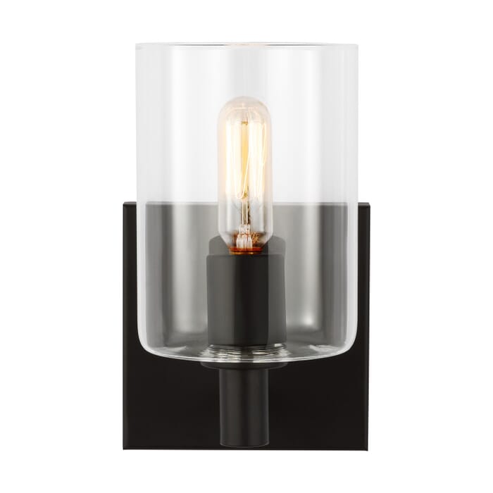 Fullton 1-Light Bathroom Vanity Light in Midnight Black Fullton 1-Light Bathroom Vanity Light in Midnight Black
