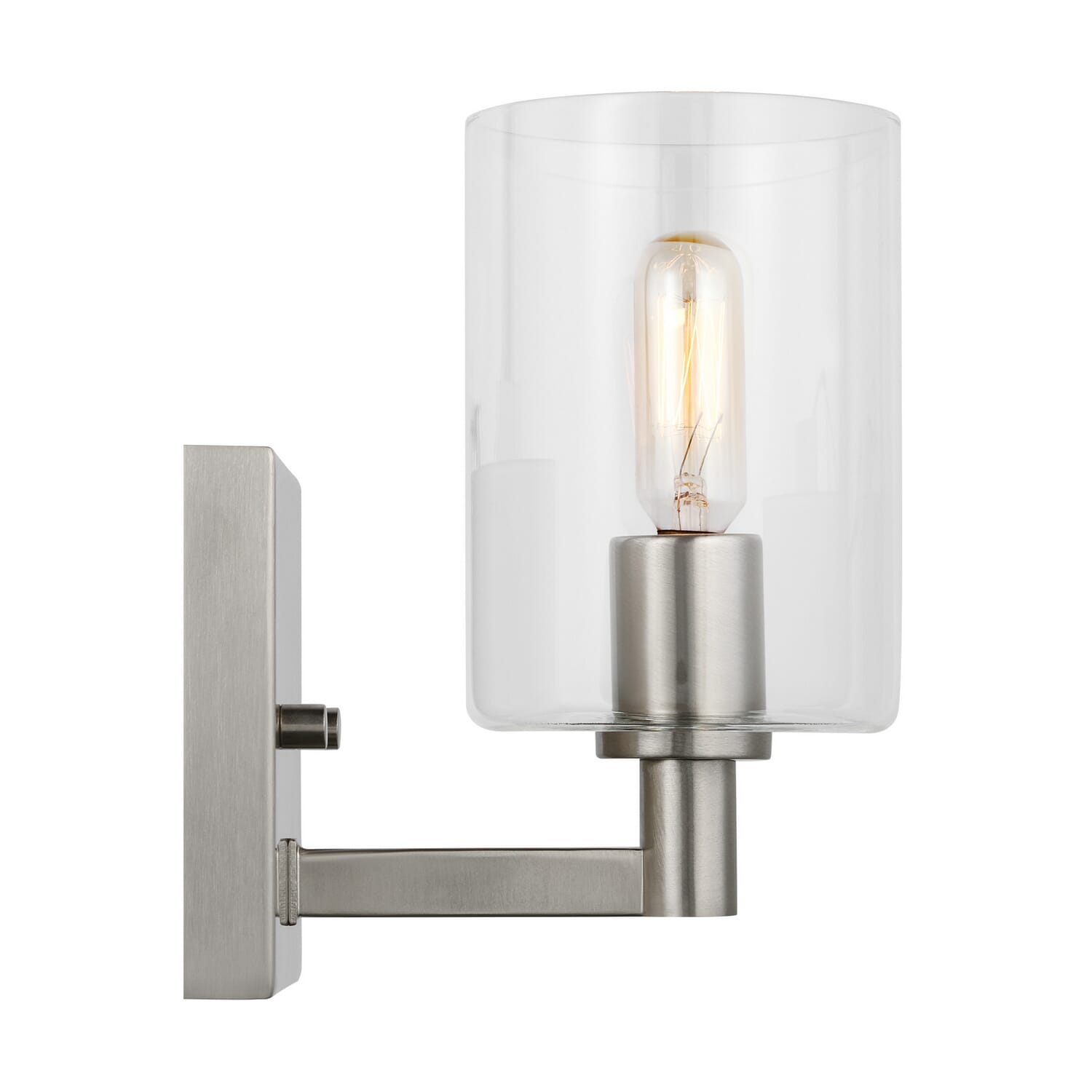 Fullton 1-Light LED Bathroom Vanity Light in Brushed Nickel