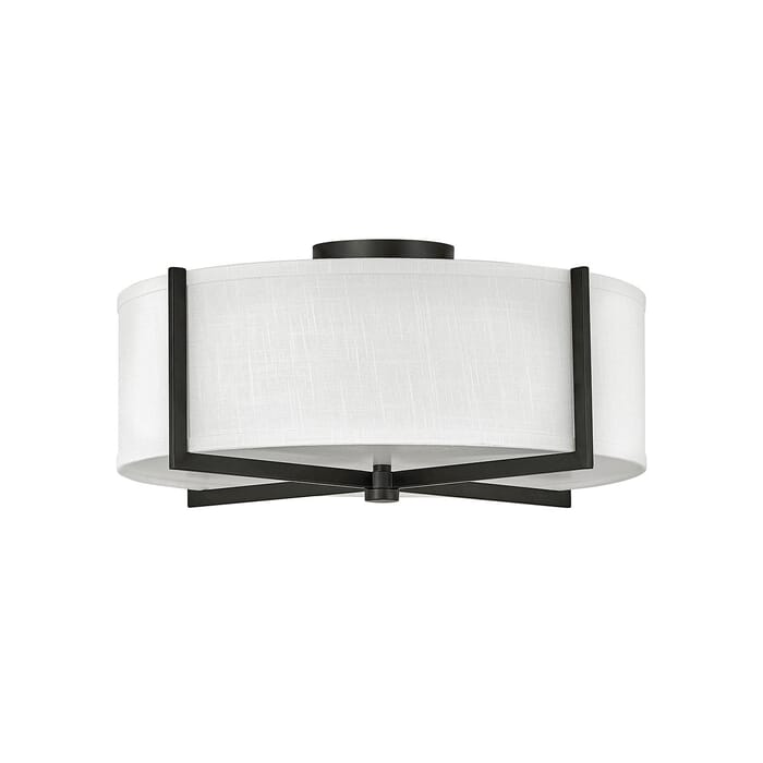 Hinkley Axis 3-Light Ceiling Light in Black Hinkley Axis 3-Light Ceiling Light in Black