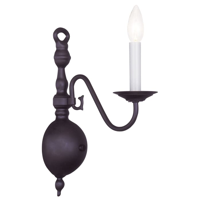Williamsburgh 1-Light Wall Sconce in Bronze Williamsburgh 1-Light Wall Sconce in Bronze