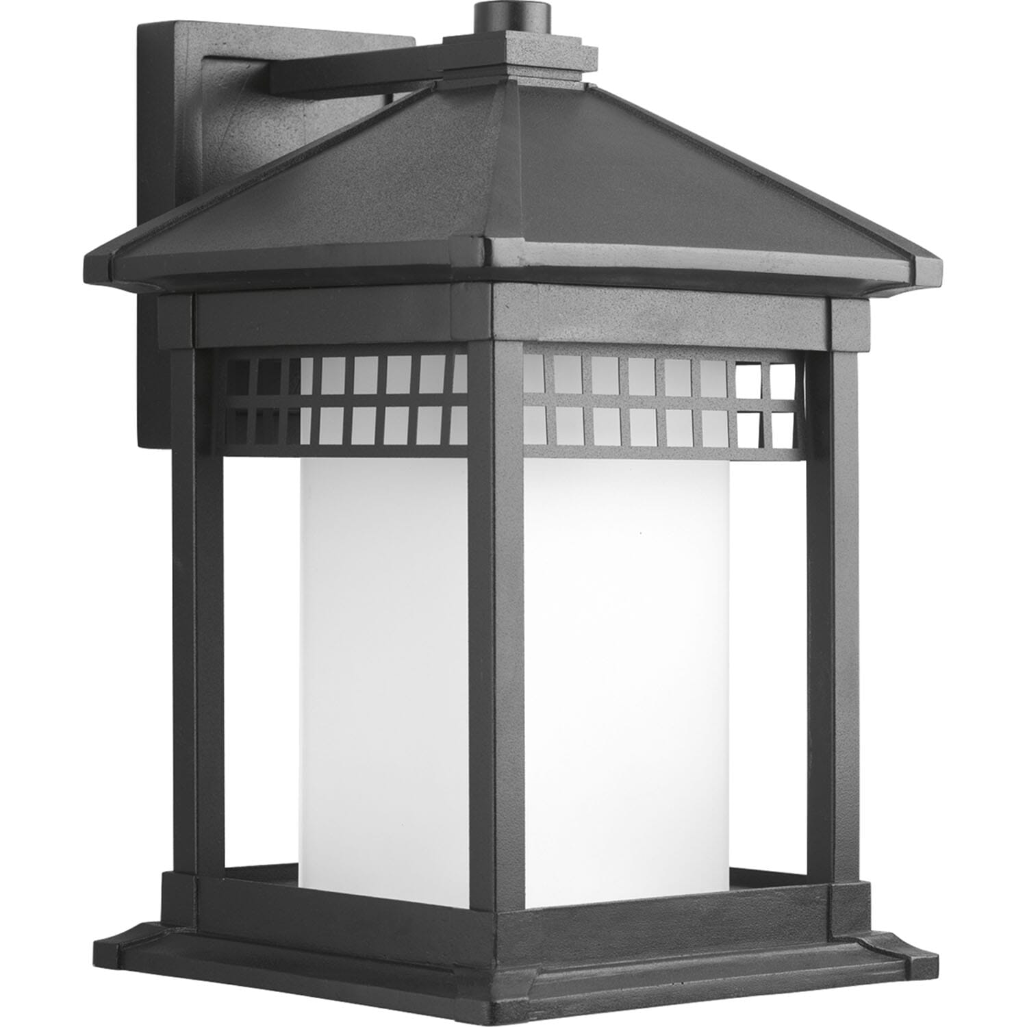 Black One Light Wall Lantern from the Merit Collection