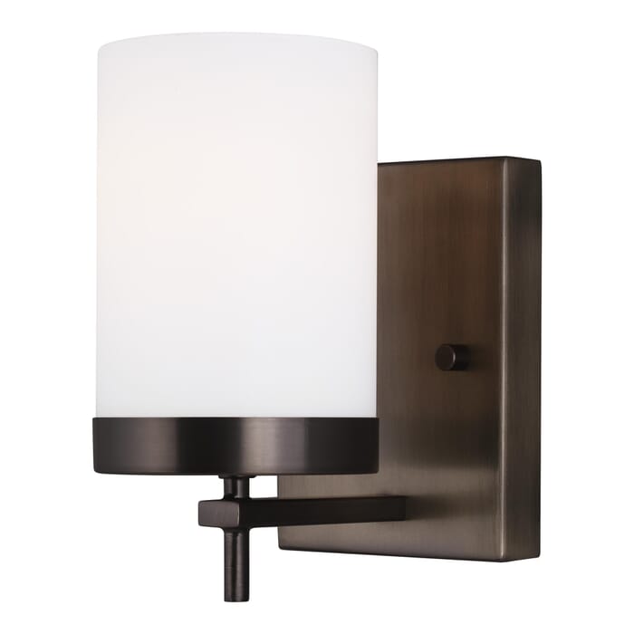 Sea Gull Zire LED Bathroom Wall Sconce in Brushed Oil Rubbed Bronze Sea Gull Zire LED Bathroom Wall Sconce in Brushed Oil Rubbed Bronze