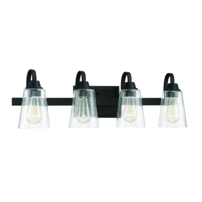 Craftmade Grace 4-Light Bathroom Vanity Light in Espresso Craftmade Grace 4-Light Bathroom Vanity Light in Espresso