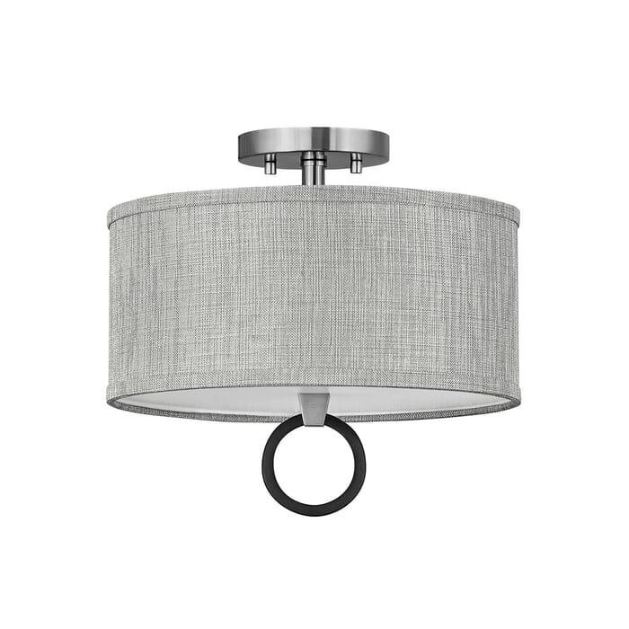 Hinkley Link 2-Light Ceiling Light in Brushed Nickel Hinkley Link 2-Light Ceiling Light in Brushed Nickel