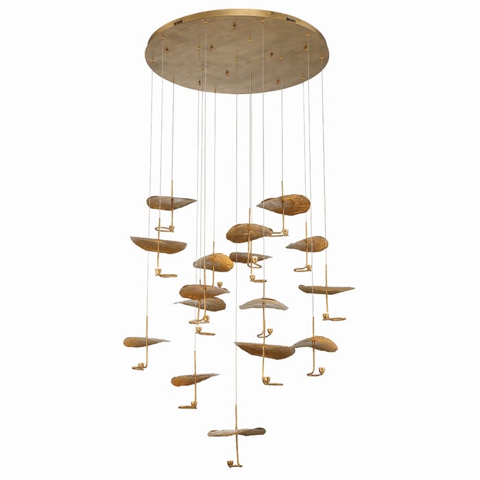 Lagatto 16-Light LED Chandelier in Bronze Lagatto 16-Light LED Chandelier in Bronze