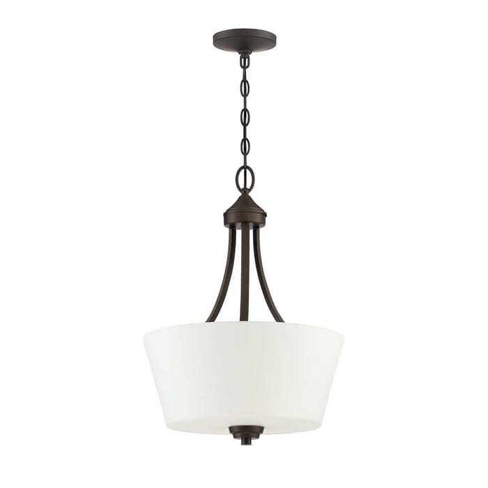 Craftmade Grace 3-Light Pendant Light in Espresso Craftmade Grace 3-Light Pendant Light in Espresso