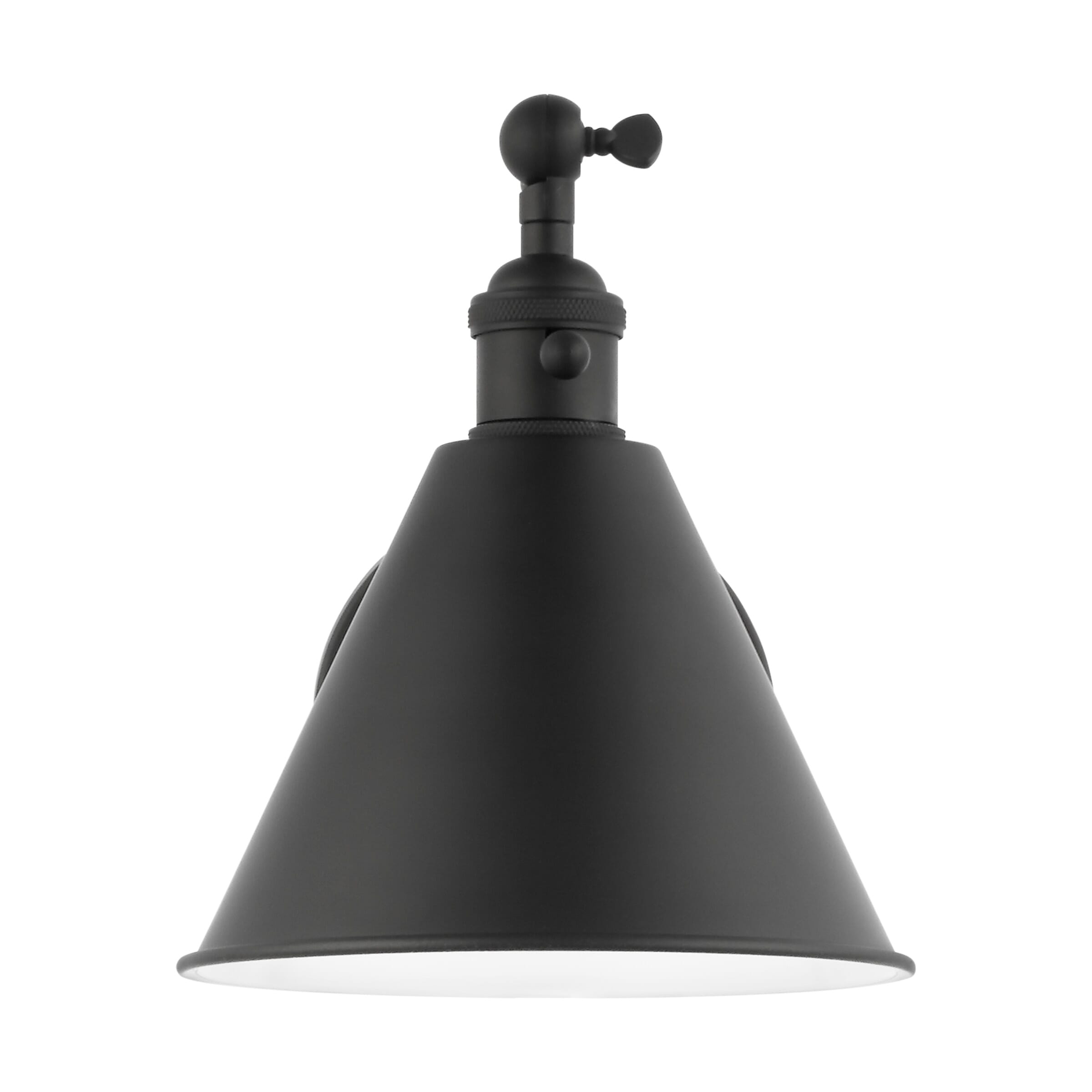Sea Gull Salem Bathroom Vanity Light in Midnight Black