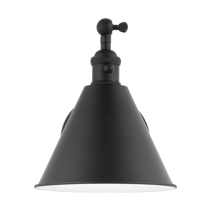 Salem 1-Light Wall Sconce in Midnight Black Salem 1-Light Wall Sconce in Midnight Black