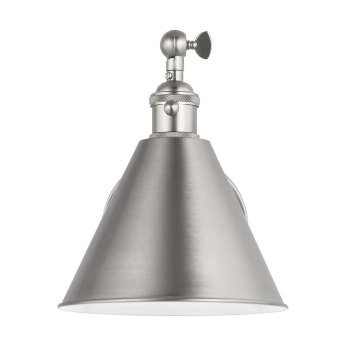 Salem 1-Light Wall Sconce in Brushed Nickel Salem 1-Light Wall Sconce in Brushed Nickel