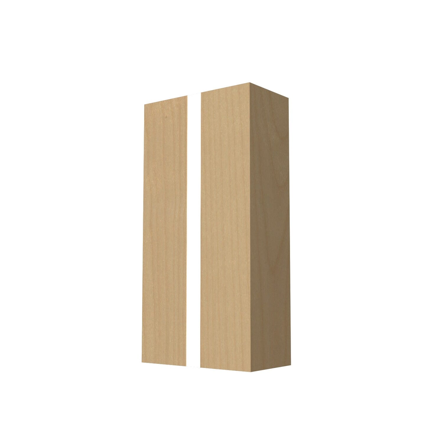 Clean LED Wall Lamp in Maple