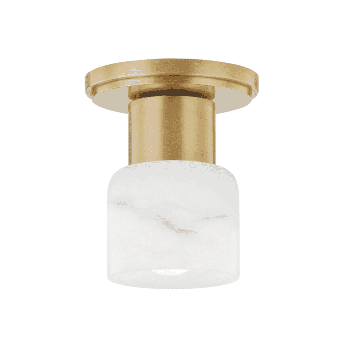 Hudson Valley Centerport Bathroom Wall Sconce/Ceiling Light in Aged Brass Hudson Valley Centerport Bathroom Wall Sconce/Ceiling Light in Aged Brass