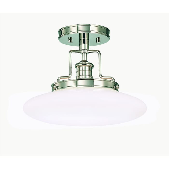 Hudson Valley Beacon Ceiling Light in Polished Nickel Hudson Valley Beacon Ceiling Light in Polished Nickel